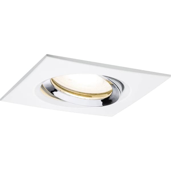 Paulmann Nova Badrumsbelysning downlight Set LED GU10 7 W IP65 Matt vit, Krom