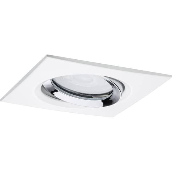Paulmann Nova Badrumsbelysning downlight Set LED GU10 7 W IP65 Matt vit, Krom