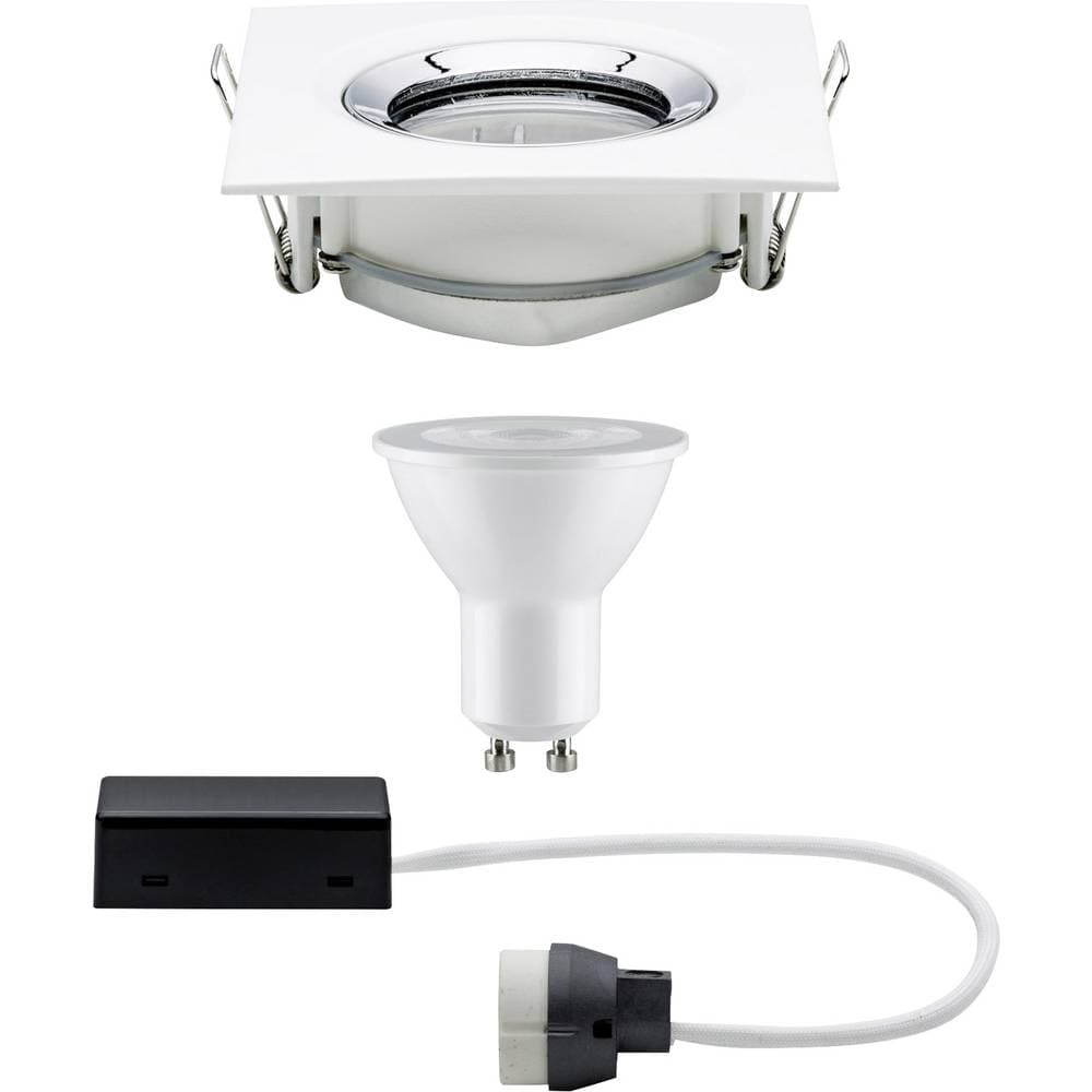 Badrumsbelysning downlight Paulmann Nova 92904 GU10 N/A Max. effekt: 7 W Varmvit N/A