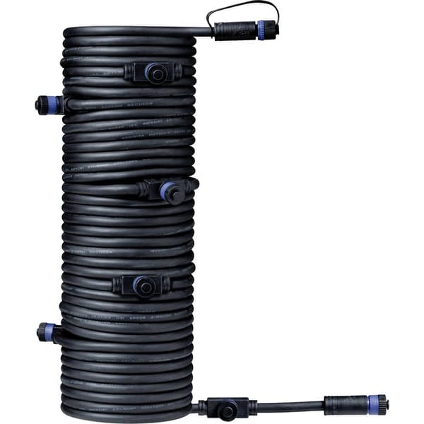 Paulmann 93931 Belysningssystem Plug&Shine 7-faldig-fördelare Svart