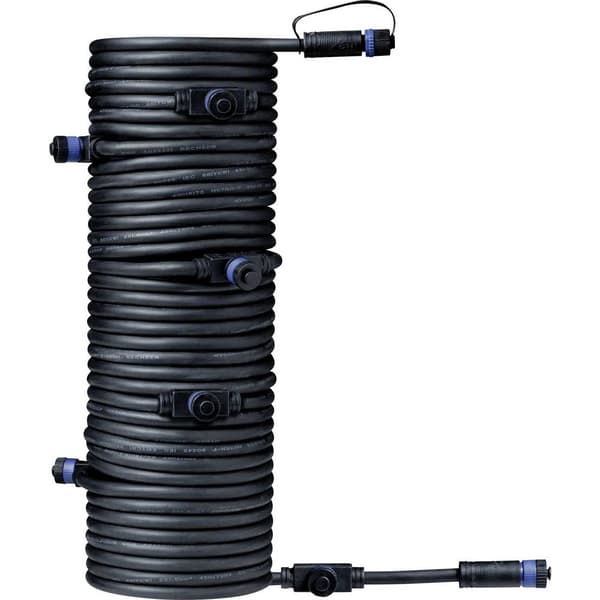 Paulmann 93931 Belysningssystem Plug&Shine 7-faldig-fördelare Svart