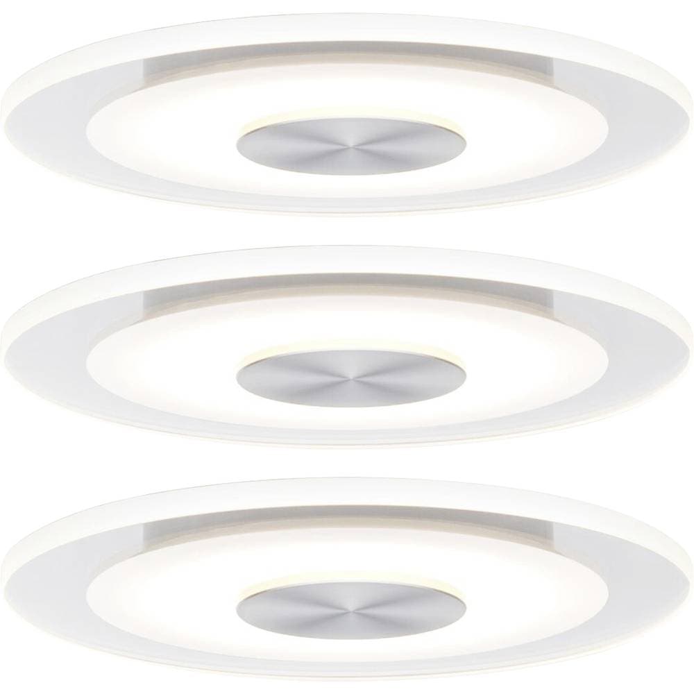 LED-inbyggnadsbelysning Paulmann Whirl 92907 LED fast installerad N/A Max. effekt: 4.9 W Varmvit N/A