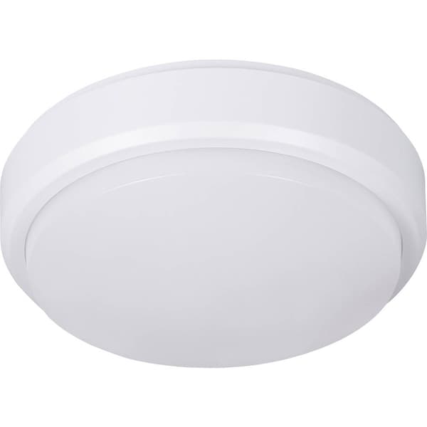 StarLicht Bulkhead LED-våtrumsbelysning med rörelsedetektor LED LED fast installerad 8 W Neutralvit Vit