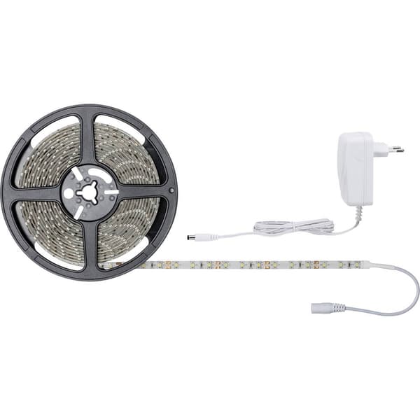 Paulmann SimpLED 78972 LED-list komplett-set med kontakt 12 V 5 m Varmvit 1 st Vit