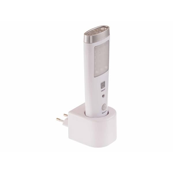 Müller-Licht Casto 27700012 LED-nattlampa med rörelsedetektor Cylindrisk LED Dagsljusvitt Vit