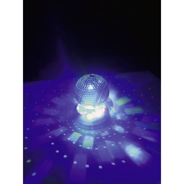 Eurolite 42109267 LED Discokula set med stativ, med LED-belysning 13 cm