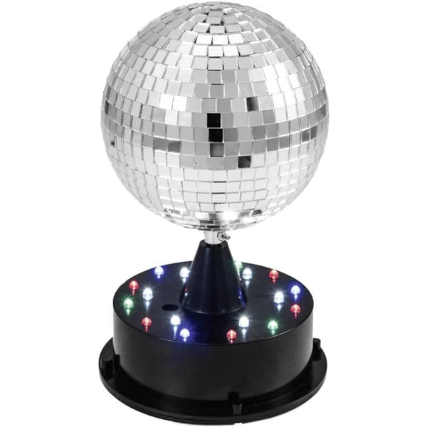 Eurolite 42109267 LED Discokula set med stativ, med LED-belysning 13 cm