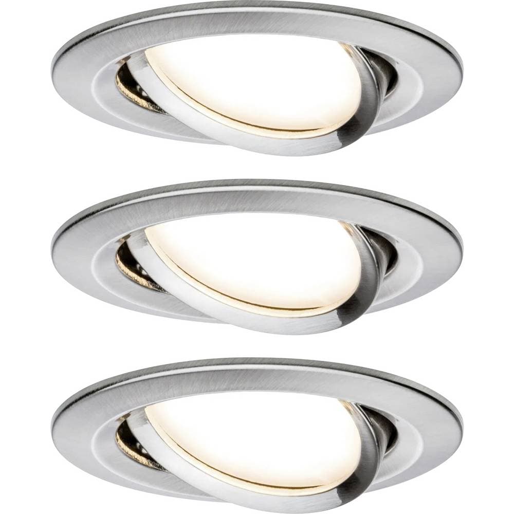 Inbyggnadsbelysning Paulmann Nova 93483 LED N/A Max. effekt: 6 W Varmvit N/A