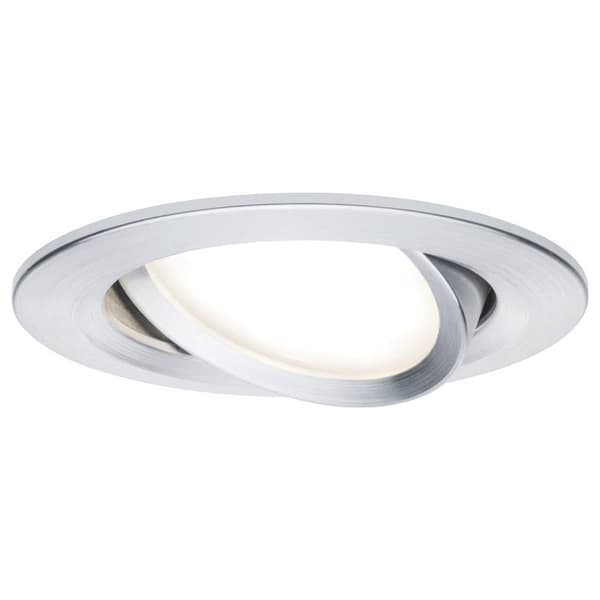Paulmann 93451 Nova Inbyggnadsbelysning Set 3 st LED LED 18 W Aluminium (vriden)