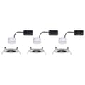Miniatyrbild 4 av 5: Paulmann Nova Badrumsbelysning downlight Set 3 st LED LED 18 W IP44 Järn (borstad)