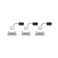 Miniatyrbild 2 av 4: Paulmann 93456 Nova Inbyggnadsbelysning Set 3 st LED LED 18 W Aluminium (vriden)
