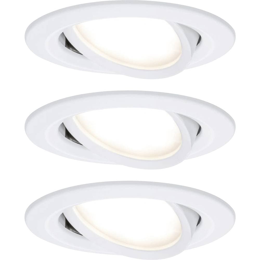 Inbyggnadsbelysning Paulmann Nova 93485 LED N/A Max. effekt: 18 W Varmvit N/A
