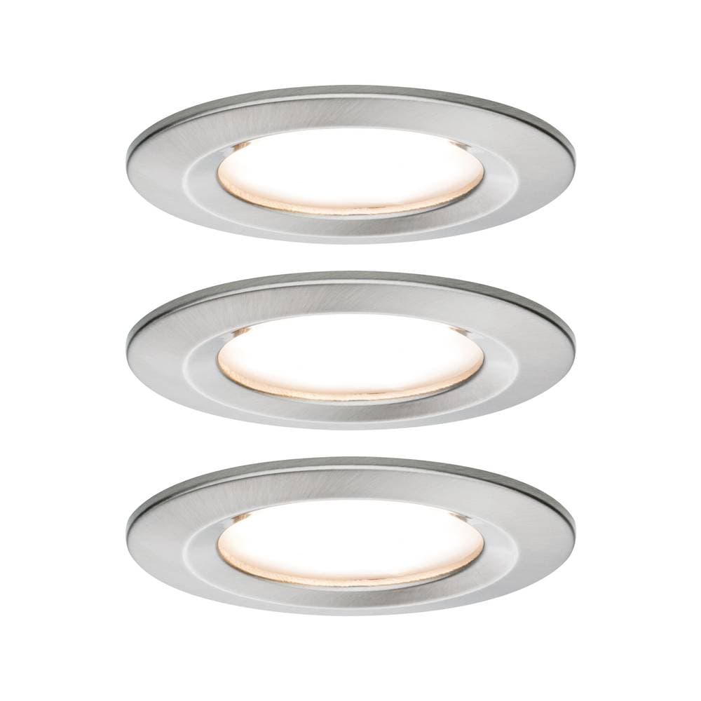 Badrumsbelysning downlight Paulmann Nova 93494 LED N/A Max. effekt: 18 W Varmvit N/A