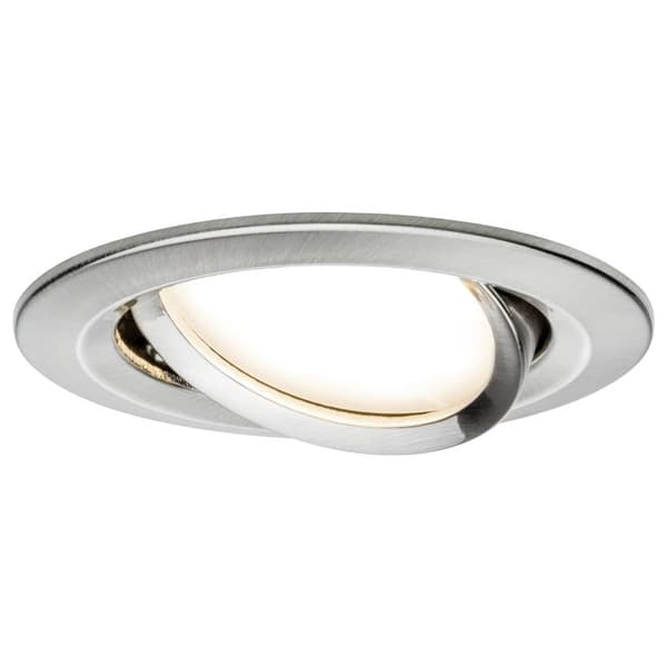 Paulmann 93447 Nova Inbyggnadsbelysning Set 3 st LED LED 18 W Järn (borstad)