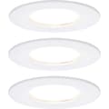 Miniatyrbild 1 av 4: Paulmann Nova Badrumsbelysning downlight Set 3 st LED LED 18 W IP44 Matt vit