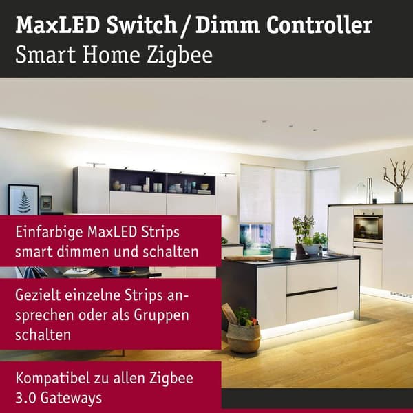 Paulmann 50045 MaxLED Kopplingskontroller 24 V Plast (L x B x H) 95 x 38 x 28 mm 1 st
