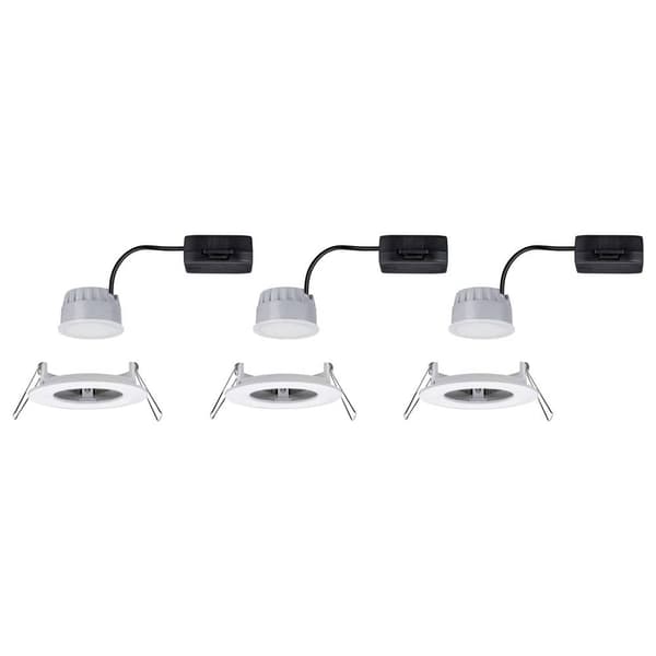 Paulmann Nova Badrumsbelysning downlight Set 3 st LED LED 18 W IP44 Matt vit