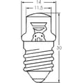 Miniatyrbild 2 av 2: Barthelme 00032341 Glimlampa 230 V E14 Klar 1 st