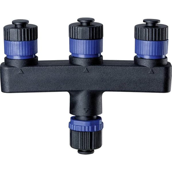 Paulmann 93929 Belysningssystem Plug&Shine 3-faldig-fördelare Svart