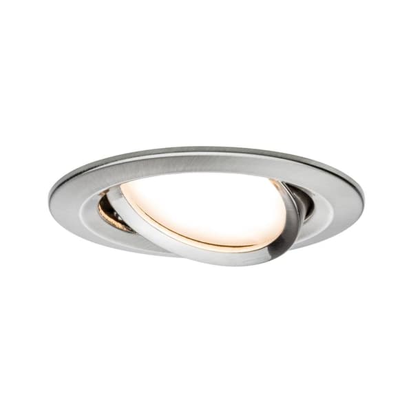 Paulmann 93446 Nova Inbyggnadsbelysning LED LED 6 W Järn (borstad) Metallisk