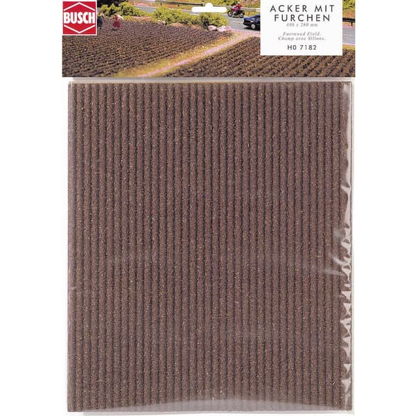 Busch 7182 Bottenmatta Åker med fåror (L x B) 280 mm x 480 mm