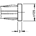 Miniatyrbild 3 av 3: RAFI 1.69.507.125/1402 Standard signallampa med ljuskälla (value.1376971) 1.20 W Gul 1 st