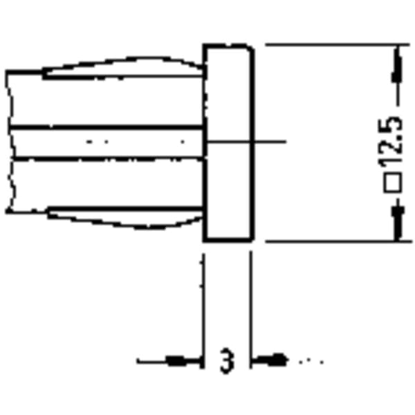 RAFI 1.69.507.125/1402 Standard signallampa med ljuskälla (value.1376971) 1.20 W Gul 1 st