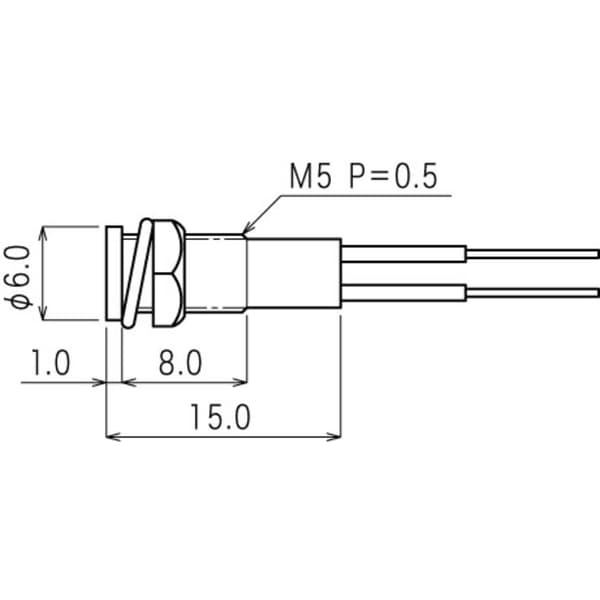 Sedeco B414A 12V-RD Standard signallampa med ljuskälla (value.1376971) Röd 1 st