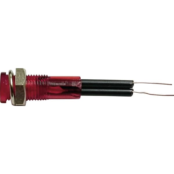 Sedeco B414A 12V-RD Standard signallampa med ljuskälla (value.1376971) Röd 1 st