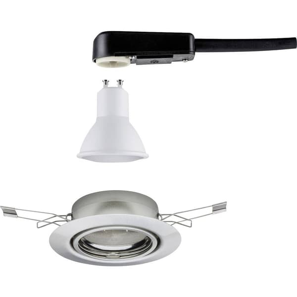 Paulmann 93412 Base Inbyggnadsbelysning LED GU10 5 W Järn (borstad)