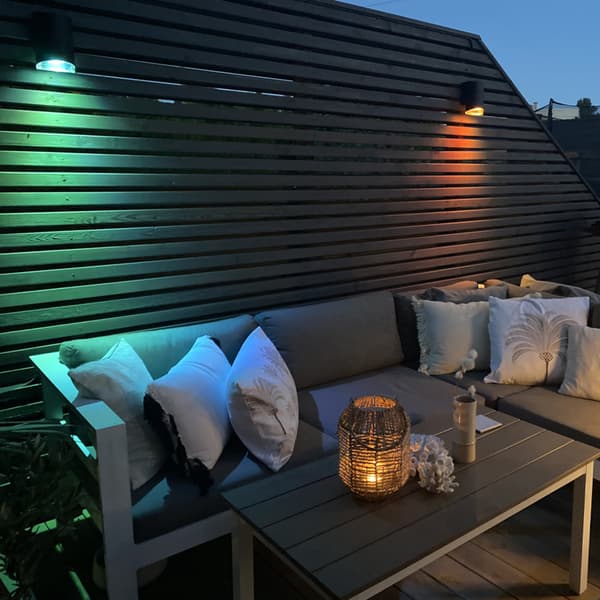 Namron Moby vegglampe enkel GU10 sort