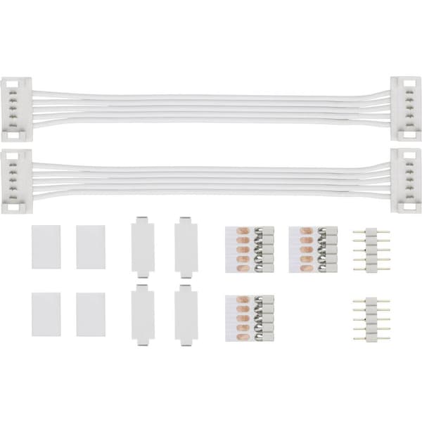 Paulmann 70919 Kontaktdon-set 144 W (max) Kabellängd: 10.00 cm 24 V Plast (L x B x H) 100 x 19 x 7 mm 1 st