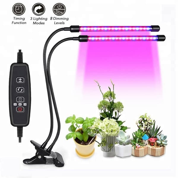 Plantlampa / Växtlampa med 40 LED växtbelysning