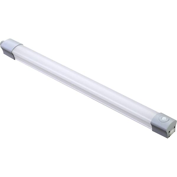 Megatron Fera LED-våtrumsbelysning med rörelsedetektor LED LED fast installerad 40 W Neutralvit Grå Vit