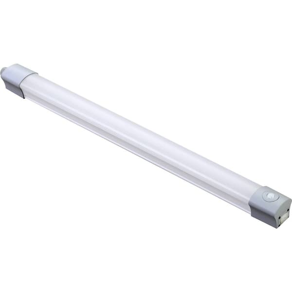 Megatron Feuchtraumleuchte LED-våtrumsbelysning med rörelsedetektor LED LED fast installerad 16 W Neutralvit Grå Vit