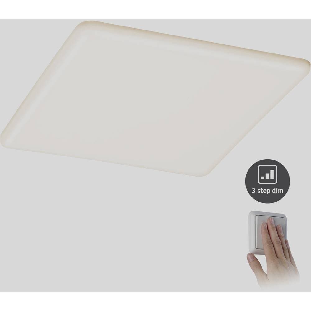 LED-inbyggnadsbelysning Paulmann EB Panel Veluna VariFit 93062 N/A Max. effekt: 21 W Varmvit N/A