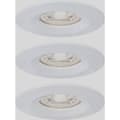 Miniatyrbild 1 av 4: Paulmann 94299 EBL Nova mini Coin LED-inbyggnadsbelysning Set 3 st 4 W Vit
