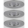 Miniatyrbild 3 av 4: Paulmann 94301 EBL Nova mini Coin LED-inbyggnadsbelysning Set 3 st 4 W Järn