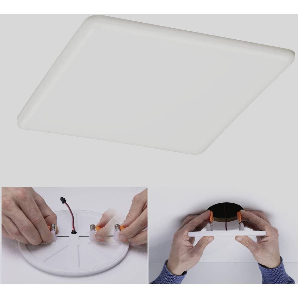LED-inbyggnadsbelysning Paulmann EB Panel Veluna VariFit 93066 N/A Max. effekt: 22 W Neutralvit N/A