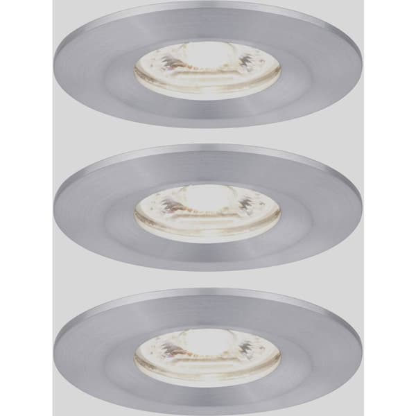 Paulmann 94305 EBL Nova mini Coin LED-inbyggnadsbelysning Set 3 st 4 W Aluminium Gjuten aluminium