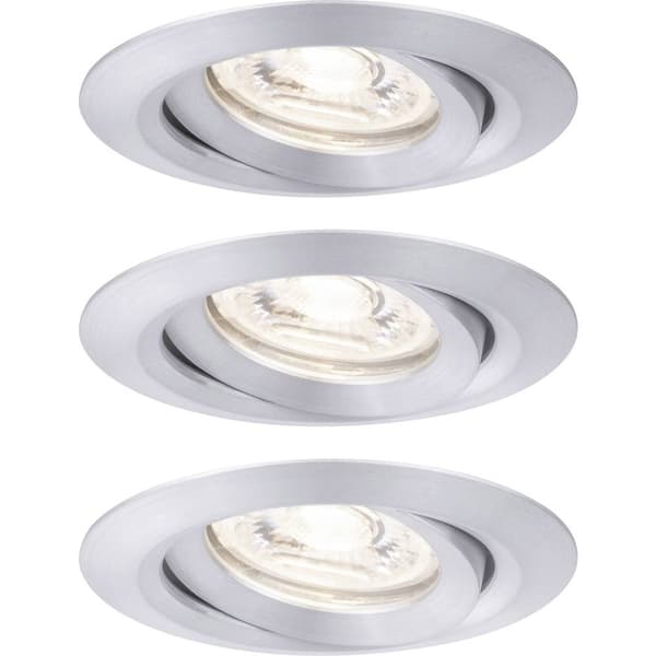 Paulmann 92975 EBL Nova mini Plus Coin LED-inbyggnadsbelysning Set 3 st 4.20 W Aluminium