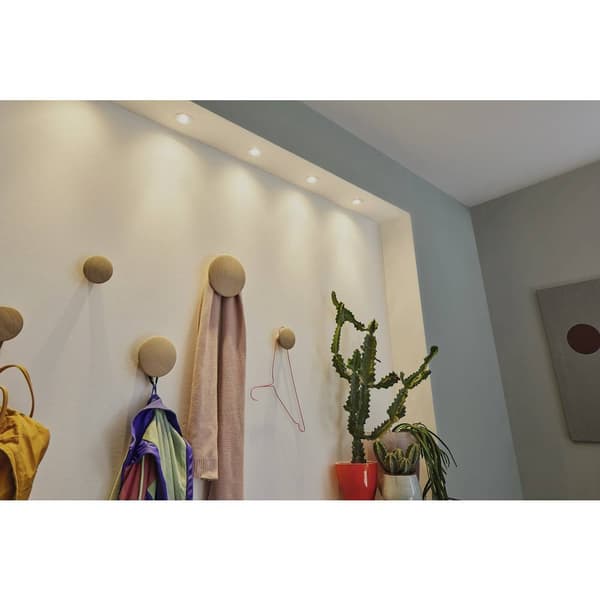 Paulmann 92975 EBL Nova mini Plus Coin LED-inbyggnadsbelysning Set 3 st 4.20 W Aluminium