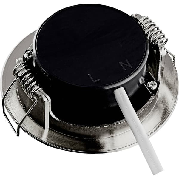Heitronic 500668 DL7202 LED-inbyggnadsbelysning LED LED fast installerad 5 W Nickel