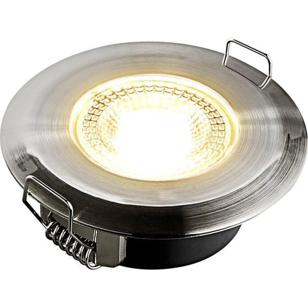 Heitronic 500668 DL7202 LED-inbyggnadsbelysning LED LED fast installerad 5 W Nickel