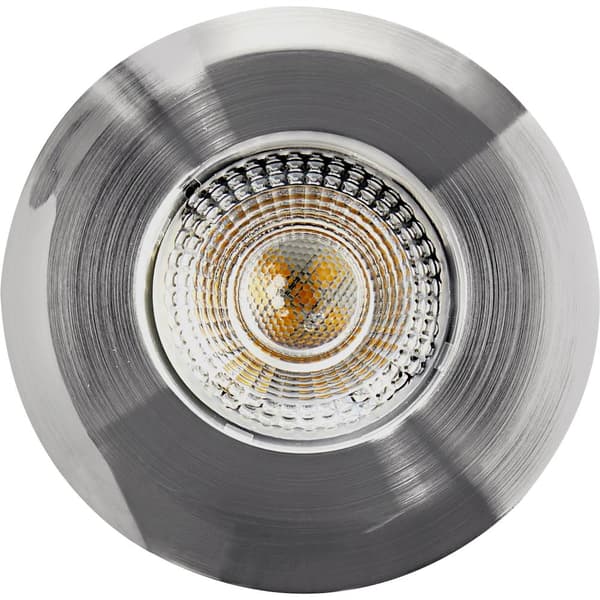 Heitronic 500668 DL7202 LED-inbyggnadsbelysning LED LED fast installerad 5 W Nickel