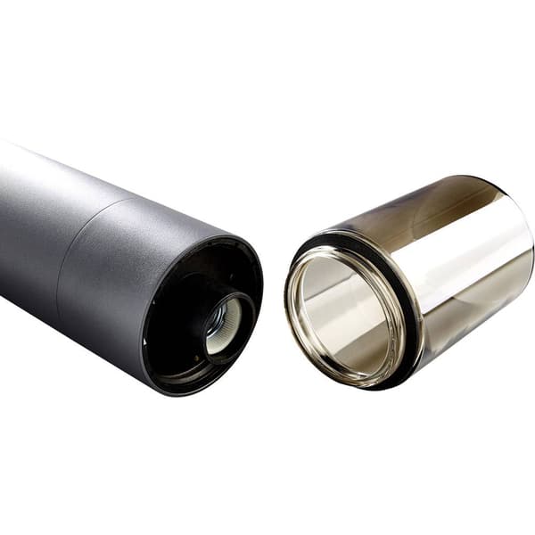 Heitronic 500672 SANTORIN LED-utomhusmarkbelysning LED E27 18 W Aluminium