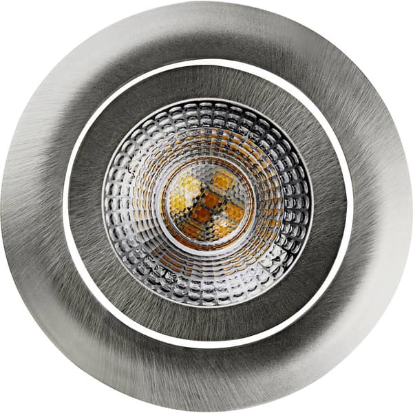 Heitronic 500666 DL7202 LED-inbyggnadsbelysning LED LED fast installerad 5 W Silver