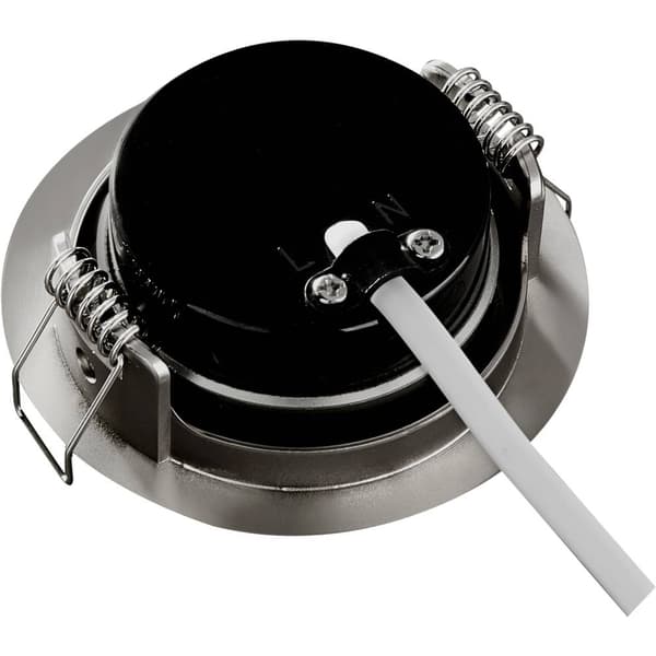 Heitronic 500666 DL7202 LED-inbyggnadsbelysning LED LED fast installerad 5 W Silver