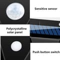 Miniatyrbilde 6 av 7: Vegglampe Solcellebelysning 102 LED