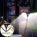 Miniatyrbilde 7 av 7: Vegglampe Solcellebelysning 102 LED